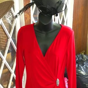 Sexy Lady in RED  Dress!